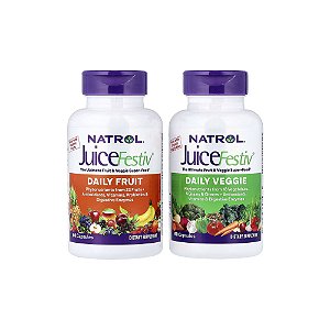 JuiceFestiv 2 Frascos 60 Cápsulas Cada - Natrol