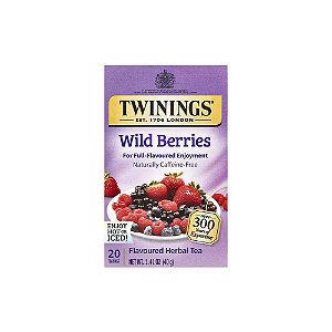 Chá de Ervas com Sabor Frutos Silvestres Sem Cafeína 20 Saquinhos de Chá - Twinings