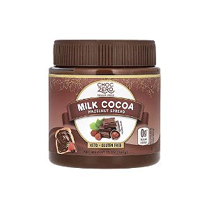 Creme Cetogênico Cacau e Avelã 340g - ChocZero