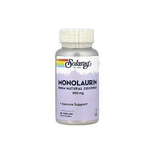 Monolaurin 500mg 60 Veg Cápsulas - Solaray