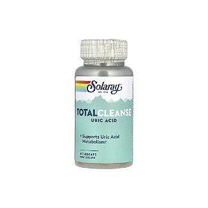 Total Cleanse Limpeza Total - Ácido Úrico 60 Cápsulas Vegetarianas - Solaray