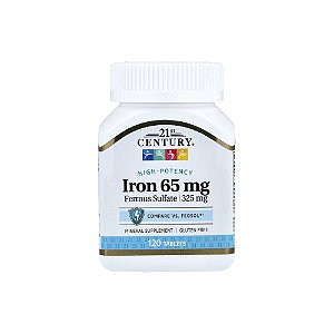 Ferro 65mg 120 Comprimidos - 21st Century