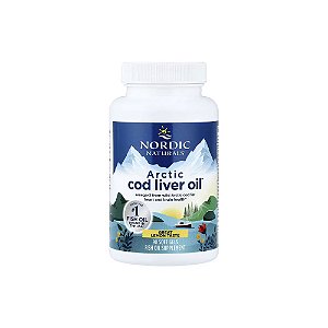 Arctic Cod Liver Oil Sabor Limão - Nordic Naturals