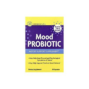 Mood Probiotic Probiótico para o Bem-estar 60 Cápsulas - InnovixLabs