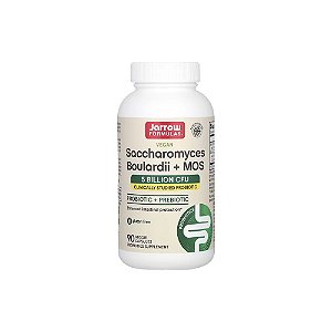 Saccharomyces Boulardii Vegano + MOS 5 Bilhões de UFCs - Jarrow Formulas
