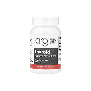 Thyroid Natural Glandular Tireoide 40mg 100 Cápsulas Vegetarianas - Allergy Research Group