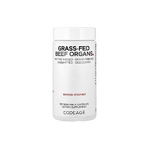 Órgãos de Gado Criado no Pasto 180 Cápsulas Vegetais - Codeage