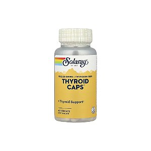 Cápsulas de tireoide liofilizadas 60 cápsulas - Solaray
