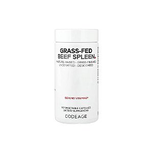 Baço de Gado Criado no Pasto 1500mg 180 Cápsulas Vegetais - Codeage