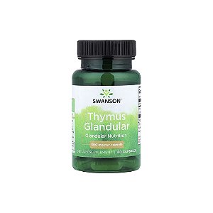 Timo Glandular 500mg 60 Cápsulas - Swanson