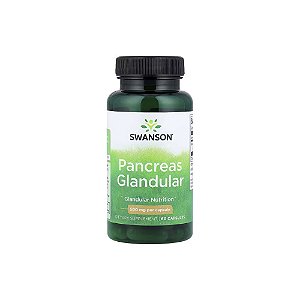 Pâncreas Glandular 500mg 60 Cápsulas - Swanson