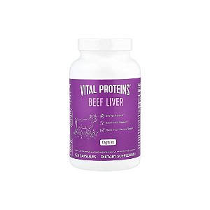 Fígado Bovino 3000mg 120 Cápsulas - Vital Proteins