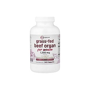 Órgão de Gado Criado no Pasto Para Mulheres 240 Cápsulas - Micro Ingredients