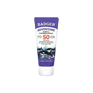 Adventure Creme Protetor Solar Mineral FPS 50 Inodoro 87ml - Badger
