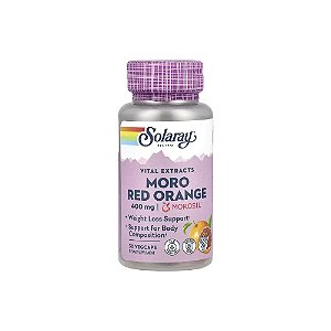 Vital Extracts Morosil Laranja Vermelha Moro 400mg 30 VegCaps - Solaray
