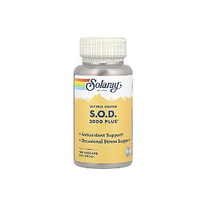 S.O.D com Revestimento Entérico 2000 Plus 100 VegCaps - Solaray