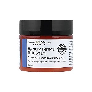 Hydrating Renewal Night Cream Creme Noturno para Renovação e Hidratação 56g - California Gold Nutrition