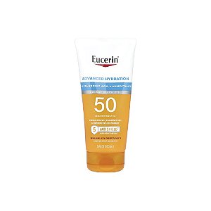 Loção Protetora Solar Leve FPS 50 c/ Ácido Hialurônico Sem Perfume 150ml - Eucerin