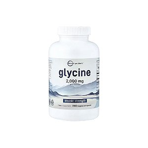 Glicina 2000mg 240 Cápsulas Vegetarianas - Micro Ingredients