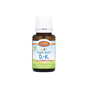 Super Daily D3 + K2 1.000 UI e 22,5 mcg 10,16ml - Carlson