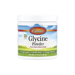 Aminoácido Glicina 2000mg em Pó 100g - Carlson