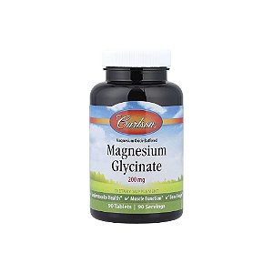 Glicinato de Magnésio 200mg - Carlson