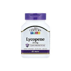 Licopeno 25mg 60 Comprimidos - 21st Century
