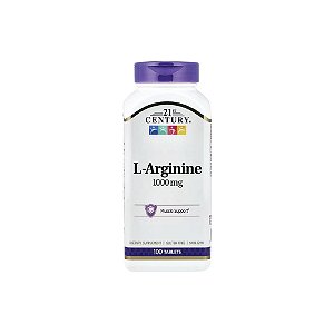 L-Arginina 1000mg 100 Comprimidos - 21st Century