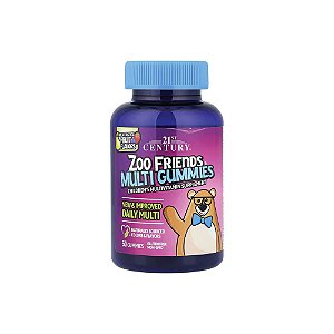 Zoo Friends Gomas Sabor Frutas 60 Gomas - 21st Century