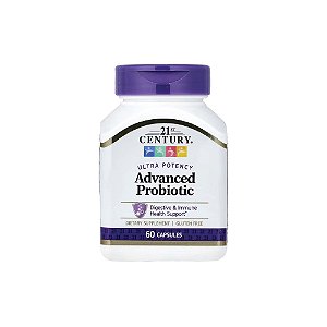 Probiótico Avançado Ultrapotente 60 Cápsulas - 21st Century