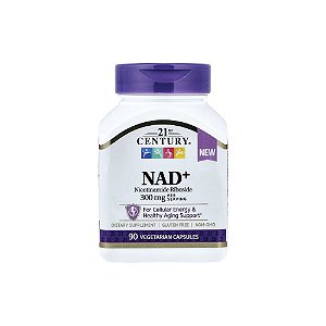 NAD+ Nicotinamida Adenina Dinucleotídeo 300mg 90 Veg Cápsulas - 21st Century