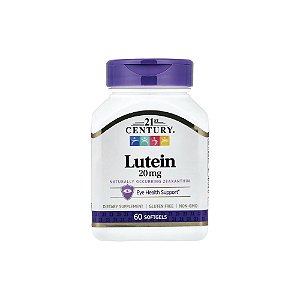 Luteína 20mg 60 Cápsulas Softgel - 21st Century