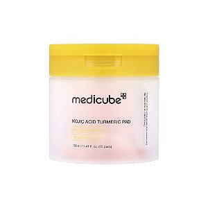 Discos Tônicos Esfoliantes de Cúrcuma e Ácido Kójico Kojic Acid Turmeric Pad 70 Discos - Medicube