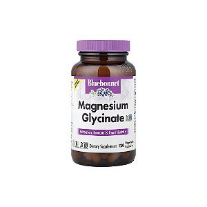 Glicinato de Magnésio 120 Cápsulas - Bluebonnet Nutrition