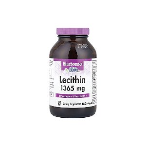 Lecitina de Soja 1365mg Soy Lecithin 180 Softgels - Bluebonnet Nutrition