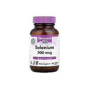 Selênio 200mcg Selenium 90 Cápsulas - Bluebonnet Nutrition