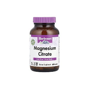 Citrato de Magnésio 200mg Magnesium Citrate 60 Cápsulas - Bluebonnet Nutrition