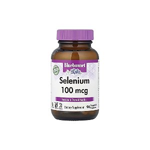 Selênio 100mcg Selenium 90 Cápsulas - Bluebonnet Nutrition