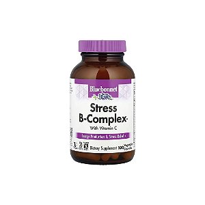 Complexo B para Alívio do Estresse Stress B-Complex 100 Cápsulas - Bluebonnet Nutrition