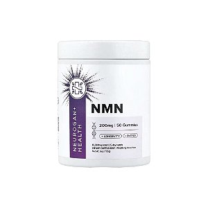Gomas de NMN Nicotinamida Mononucleotídeo Sabor Fruto Silvestre 100mg 50 Gomas - Neurogan Health