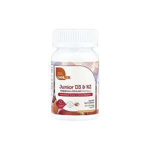 Vitamina D3 + K2 Infantil Sabor Pêssego e Damasco Chapter One 90 Mastigáveis - Zahler