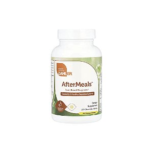 AfterMeals Enzimas Digestivas à Base de Frutas 100 Comprimidos Mastigáveis - Zahler