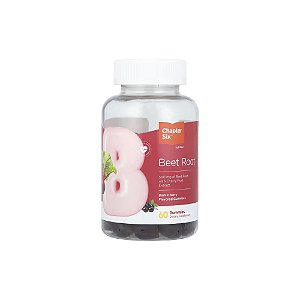 Gomas de Beterraba Sabor Cereja Negra Chapter Six Beetroot Gummies 60 Gomas - Zahler