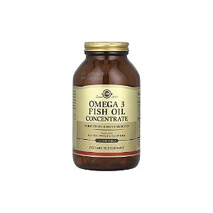 Concentrado de Óleo de Peixe Ômega-3 Omega-3 Fish Oil 120 Softgels - Solgar
