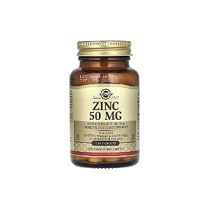 Zinco Zinc 50mg 100 Comprimidos - Solgar