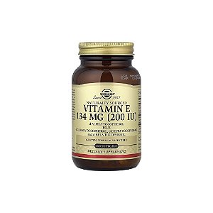 Vitamina E Natural 134mg 100 Cápsulas Gelatinosas Moles - Solgar
