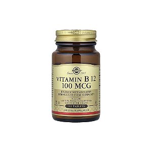 Vitamina B12 100 mcg 100 Comprimidos - Solgar