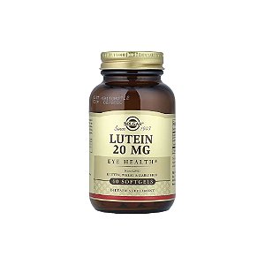 Luteína 20 mg 60 Cápsulas Cápsulas Gelatinosas - Solgar