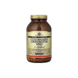 Glucosamina Condroitina MSM com Ester-C 180 Comprimidos - Solgar