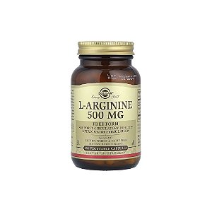 L-Arginina 500 mg 100 Cápsulas Vegetais - Solgar